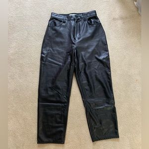 Abercrombie leather pants